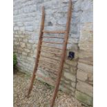 Wooden Sack Carrier. two rungs replaced with branches!