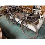 19th century trade bicycle - lacking parts