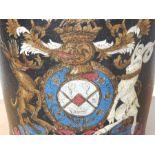 Armorial bucket modern reproduction.