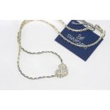 Swarovski heart pendant with original tags