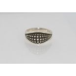 Georg Jensen silver ring (design 425) Designed by Lene Munthe. size: J/4-5