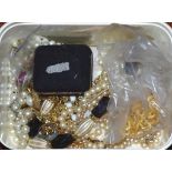 Quantity of costume jewellery including necklaces and earrings