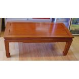 Chinese coffee table 101.5cm x 45.5cm, 40.5cm high