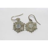 Victorian silver earrings