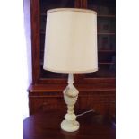 Baluster shaped table lamp 90cm high