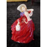 Royal Doulton 'Autumn Breezes' figurine HN1934, 19cm high approx.