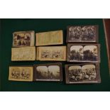 Large collection of stereoscope cards