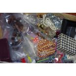 Box of costume jewellery