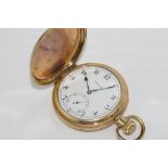 Silver gilt pocket watch