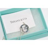 Boxed Tiffany silver pendant from 1837 range