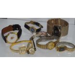 Eight assorted wrist watches