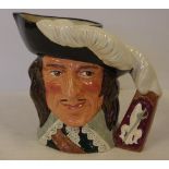 Large Royal Doulton D'artagnan toby jug D6691, H18.5cm approx