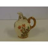 Royal Worcester blush porcelain jug 14.5 cm high