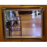 Large gilt framed mirror 94cm x 120cm
