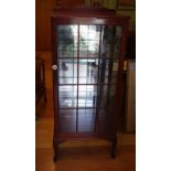 McCain Furniture mirror back china cabinet 60cm wide, 140cm high approx