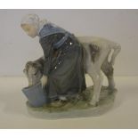 Royal Copenhagen milk maid figurine #779, 18cm high approx.