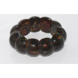 Baltic cherry amber stretch bracelet