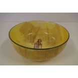 Royal Doulton Shakespeare series large footed bowl series ware, "Ophelia" 10 cm high