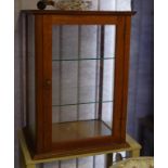 Vintage counter top display cabinet 48cm wide, 65cm high