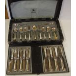 Strachan silver plated cutlery set 8 place settings, unused, in original box