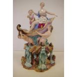 Large Meissen figure group - Sea People as inspected