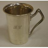 French silver christening mug 82grams approx