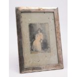 A Edward VII silver easel photograph frame, maker Samuel Jacob, London,