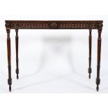 A late 18th Century Italian carved walnut pier table:,