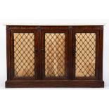 An early 19th Century mahogany low side cupboard:,