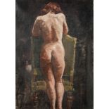 * Paul Ayshford Methuen [1886-1974] - 
Shelagh, standing nude, back study:-
signed bottom left,