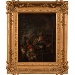 William  Allison [18/19th Century]-
The Fiddler:-
signed and dated 1818 bottom right
oil on