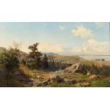 Gustaf  Rydberg [1835-1933, Swedish]
An extensive coastal landscape,