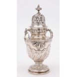 An Edward VII silver sugar caster, maker William Comyns, London,