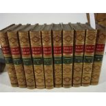 BINDINGS : Boswell, James, The Life of Samuel Johnson, 10 vol set,