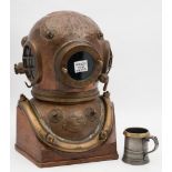 'Fred The Head', A 6-bolt commercial diving helmet by Siebe Gorman & Co, London:, number '17302',