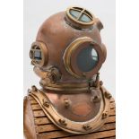 A 12-bolt Mk V diving helmet by Siebe Gorman & Co, London:, number '19422',