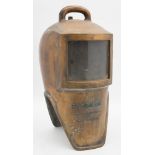 A brass shallow water diving helmet by Snead & Co, New Jersey, fourth style:, signed as per title,