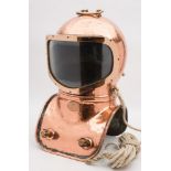 A shallow water diving helmet by Morse Diving Equipment Company Inc, Boston, USA:, number '6409',