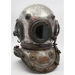 A reproduction 12-bolt diving helmet in the manner of Siebe Gorman & Co:,