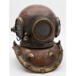 A 12-bolt diving helmet by Siebe Gorman & Co Patent, London:, number '4036' (matching),