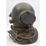 A 3-Bolt lightweight utility diving helmet by Siebe Gorman & Co, London:,