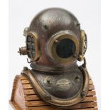 A 6-bolt Admiralty pattern diving helmet by Siebe Gorman & Co, London:, number '7510' (matching),