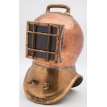A shallow water diving helmet by Desco, made specially for the Pardoe collection:,