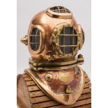 A 2-bolt/3-bolt diving helmet by Siebe Gorman & Co, London:, matching numbers '202' and '3090',