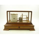 A mahogany cased barograph by Murray Scientific Instruments Ltd, Kirby, Liverpool:,