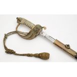 A George V Royal Naval Officer's dress sword:,