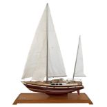 A builders scale model of the Jarrot 50' ketch 'Eirenikon' by M & L Yachts:,