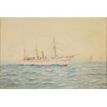 * Eric Erskine Campbell Tuffnell [1888-1978]- Fifty Years Ago HMS Cadmus:- signed and