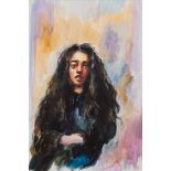 * Robert O Lenkiewicz [1941-2002] - Study of Laila,