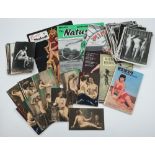 A group of erotic postcards and magazines: mostly dating from the 1920's and 1930's (a lot).